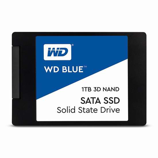  WD 西数 Blue 3D NAND PC SSD 1TB固态硬盘 109.99加元包邮！