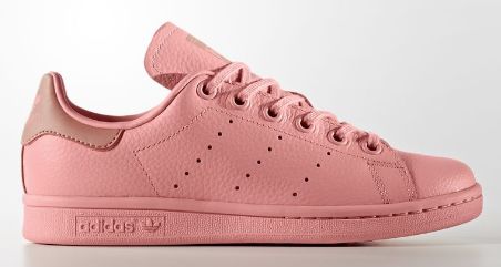  Adidas Stan Smith 成人/少女 全粉红运动鞋 35加元包邮！