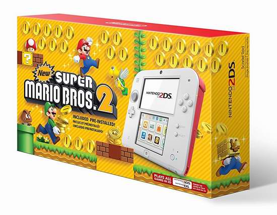  历史新低！Nintendo 任天堂 2DS 游戏机 79.97加元包邮！