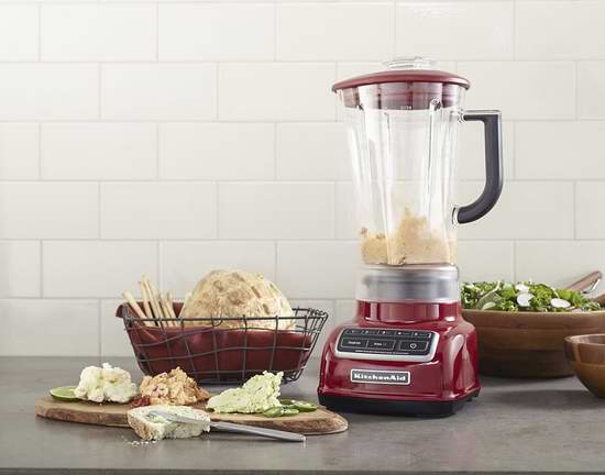  黑五专享！历史新低！KitchenAid KSB1575ER 5速钻石立式搅拌机4.8折 99.99加元包邮！