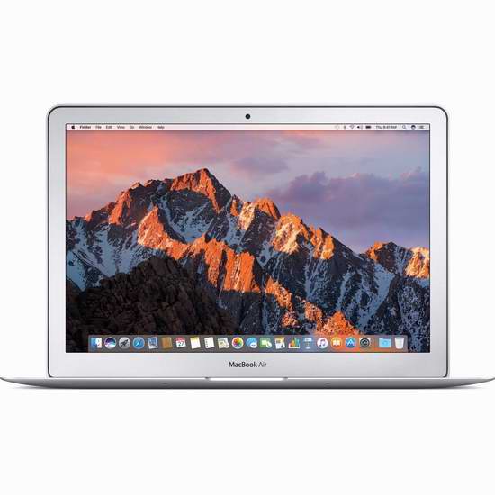  Apple 苹果 MacBook Air 13.3寸笔记本电脑（8GB/128GB） 899.97加元包邮！英法语两款可选！