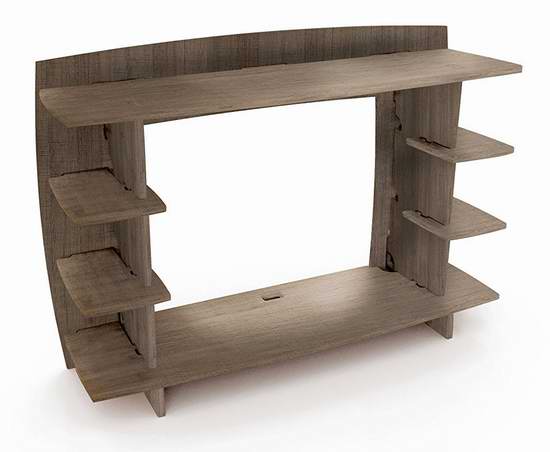  历史新低！Legare Furniture 灰色拼接式办公桌/书桌2.7折 75.54加元包邮！