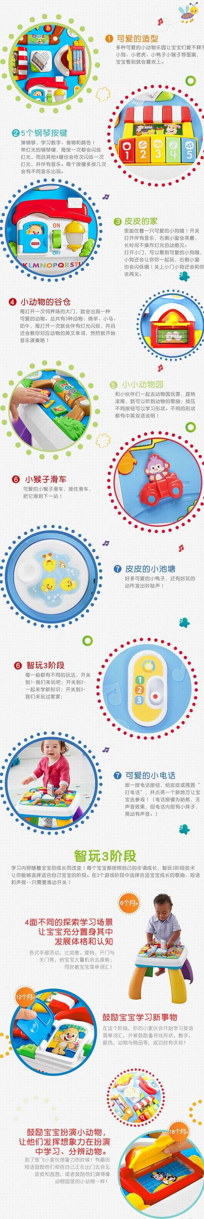 史低价！Fisher-Price 费雪 Laugh & Learn 智玩宝宝 英法双语 益智学习桌5折 29.72加元！