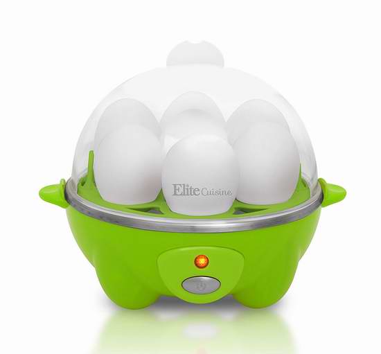  历史新低！Elite Cuisine EGC-007T 多功能家用煮蛋器/蒸煮器4.4折 18.58加元！3色可选！
