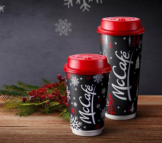  McDonald's 麦当劳 McCafé 麦咖啡换节日装！XL加大杯仅需1元！