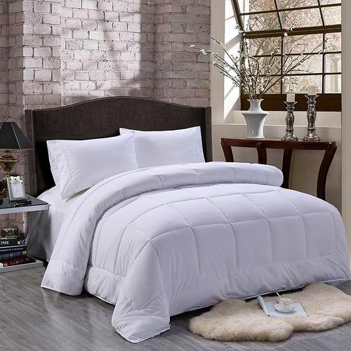  Unique Home 仿鹅绒四季King被子3件套 39.99加元限量特卖！