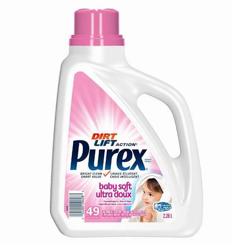  妈妈们最爱！Purex 宝宝专用洗衣液（2.26 升） 5.67加元，原价 9.77加元