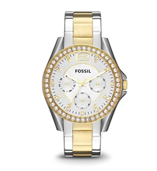  Fossil 化石 ES3204 女款腕表 93.14加元，the bay同款价 加元，包邮