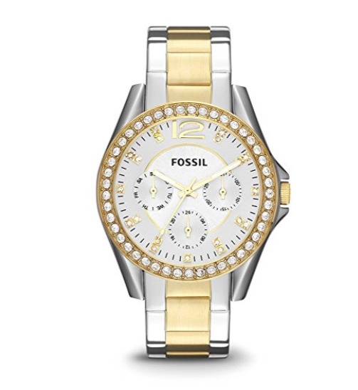  Fossil 化石 ES3204 女款腕表 93.14加元，the bay同款价 加元，包邮