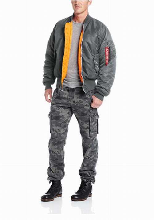  Alpha Industries MA-1男士轰炸机夹克（M码）5.4折 87.44加元包邮！
