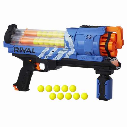  历史新低！Nerf Rival Artemis XVII 3000 泡沫海绵玩具枪3.4折 27加元清仓！2色可选！