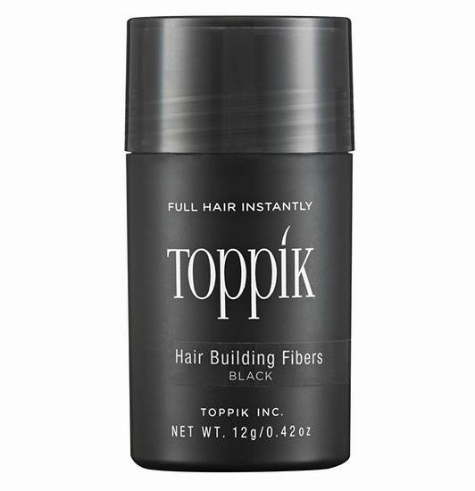  脱发救星！Toppik 顶丰 黑色增发纤维（12克） 21.85加元（原价 29.99加元）