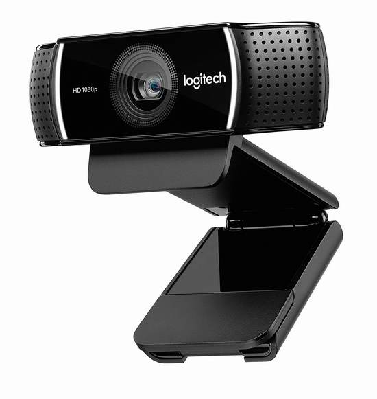  Logitech 罗技 C922x Pro 1080P 专业高清网络摄像头  109.99加元（原价 129.99加元）