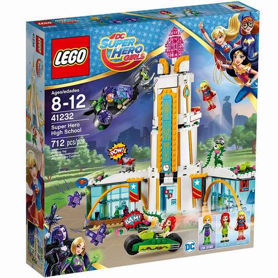  历史新低！LEGO 乐高 41232 超级女英雄 英雄学院（712pcs）6.1折 67.25-74.72加元包邮！