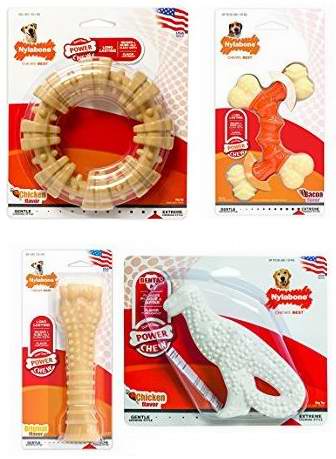  金盒头条：精选6款 Nylabone 狗嚼食品\玩具\弹性磨牙骨4.4折起！