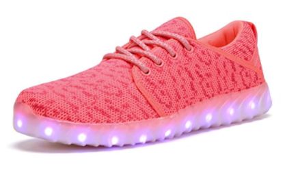 历史新低！COODO 成人儿童 可充电LED 七彩发光运动鞋6折 29.99加元！7色可选！