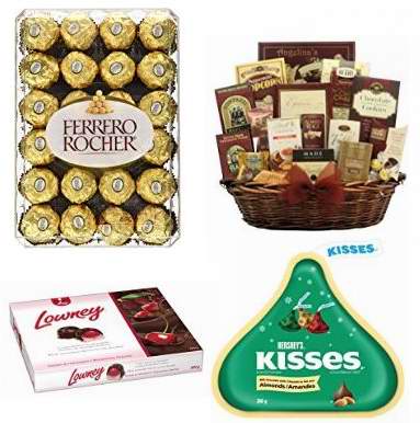  金盒头条：精选32款 Ferrero、Kisses、Hershey's 等品牌巧克力、糖果及礼品篮3.8折起！售价低至1.54加元！