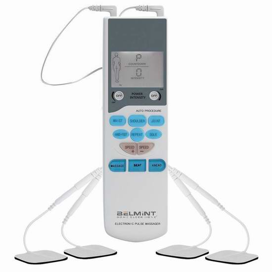  金盒头条：Belmint Tens Unit 手持式电子脉冲止痛按摩仪4.2折 37.99加元包邮！