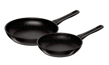  ZWILLING J.A.HENCKELS 双立人 Marquina 超耐用花岗岩涂层不粘底炒锅2件套 84.99加元！