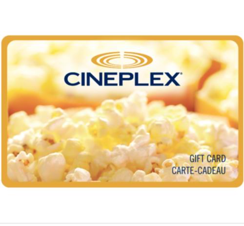  Cineplex影院电子礼品卡立省8加元，仅售42加元！