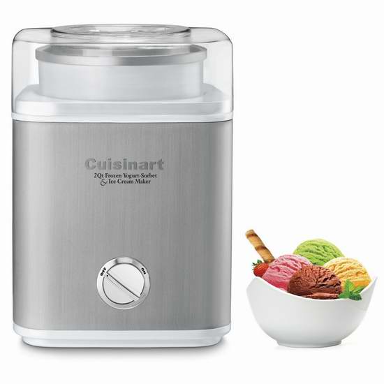  历史最低价！Cuisinart ICE-30WC 多功能冰淇淋/酸奶机 79.99加元包邮！