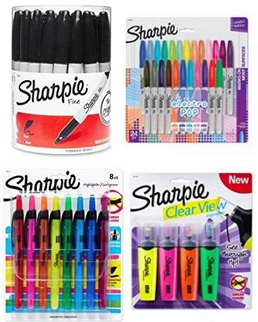  金盒头条：精选8款 Sharpie 锐意 马克笔、彩色标记笔、荧光笔等3.2折起！售价低至7.98加元！