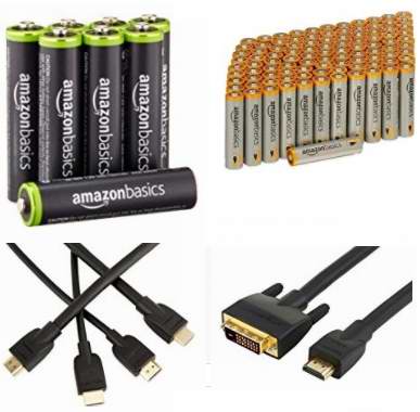  金盒头条：精选34款 AmazonBasics 碱性电池、可充电电池、数据线4.8折起！