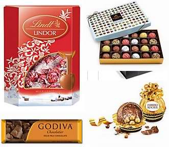  精选165款 Godiva、Ferrero、Lindt 等品牌巧克力、糖果、饼干等4折起！