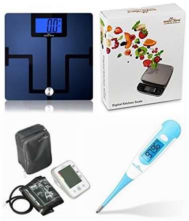  金盒头条：精选6款 Easy@Home 智能蓝牙体重秤、厨房秤、血压计、数字式体温计、早孕试纸等特价销售！