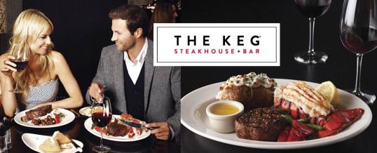  The Keg Steakhouse & Bar 加拿大连锁牛排餐厅 买200加元礼品卡，送25加元礼品卡！