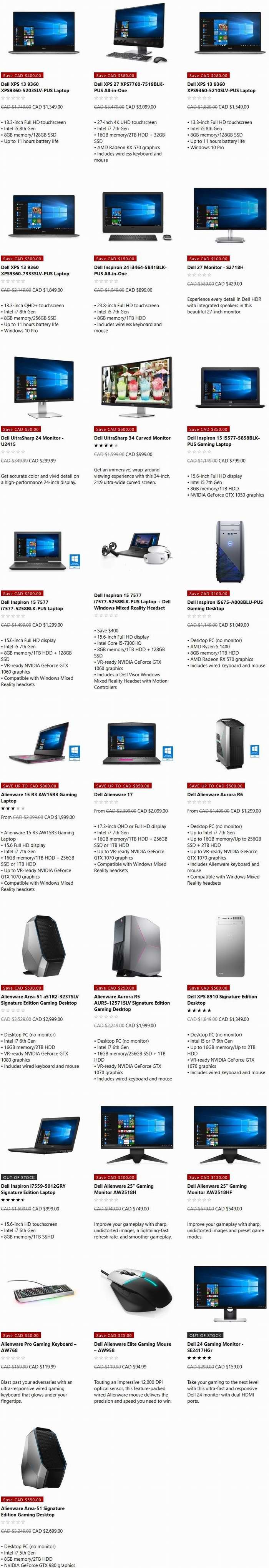Microsoft Store 今日闪购：精选多款 Dell 笔记本电脑、台式机、台式一体机、显示器、鼠标键盘等5.3折起！