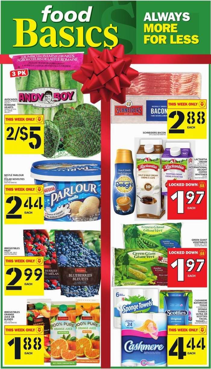 Food Basics 本周（2017.12.14-2017.12.20）打折海报