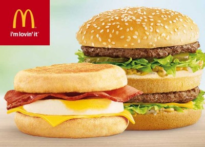  Mcdonald's 麦当劳 指定省份购买25元礼品卡，送巨无霸 或 麦满分三明治提货券！