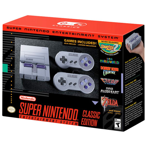  Nintendo 任天堂 Super NES Classic 迷你版超任游戏机 99.99加元包邮！今日下午4点上货开抢！