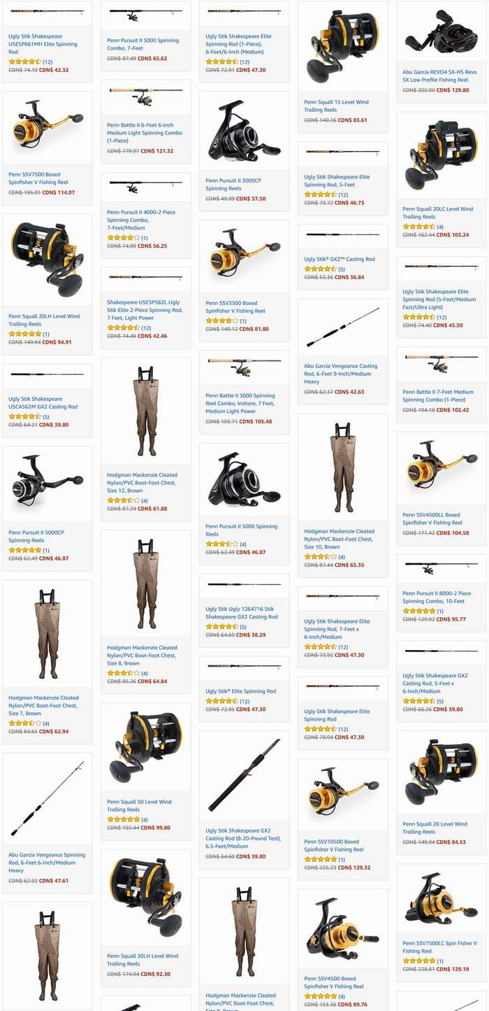 金盒头条 精选84款pflueger Penn Ugly Stik 等品牌钓鱼竿 鱼线轮及下水钓鱼裤3 8折起 加拿大打折网 金盒头条 精选84款pflueger Penn Ugly Stik 等品牌钓鱼竿 鱼线轮及下水钓鱼裤3 8折起 加拿大打折网