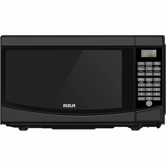  RCA RMW733 0.7 cu. ft. 黑色微波炉 78加元（原价 89.98加元）