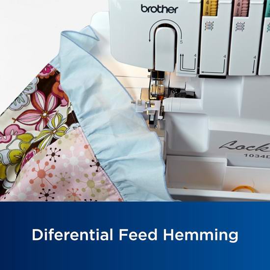 Brother 1034D 重型金属框架 3线/4线 包缝机/锁边机6.5折 363.99加元包邮!会员专享!