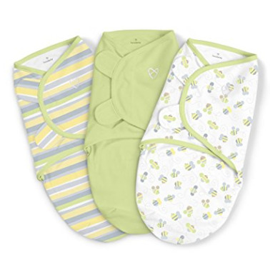  Summer Infant SwaddleMe 超柔软纯棉婴儿襁褓毯 3件套 19.99加元，原价 39.99加元