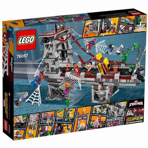  超级英雄迷们福音！LEGO 乐高 76057 超级英雄 蜘蛛侠终极大桥之战 6.9折 89.99加元，原价 129.99加元，包邮