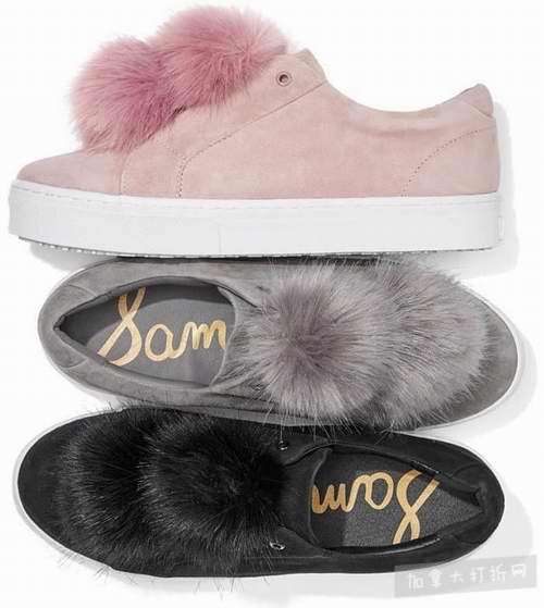  全面降价！Sam Edelman Leya 毛毛球 超萌女鞋3.8折 54.7加元起包邮！3色可选！