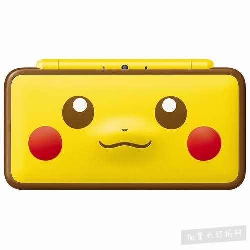  新品发售！Nintendo 任天堂 New 2DS XL 超萌皮卡丘限定版游戏机 209.99加元！