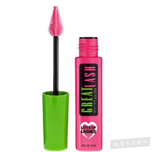  Maybelline 美宝莲 Great Lash 心形俏密睫毛膏 3.01加元，原价 6.99加元