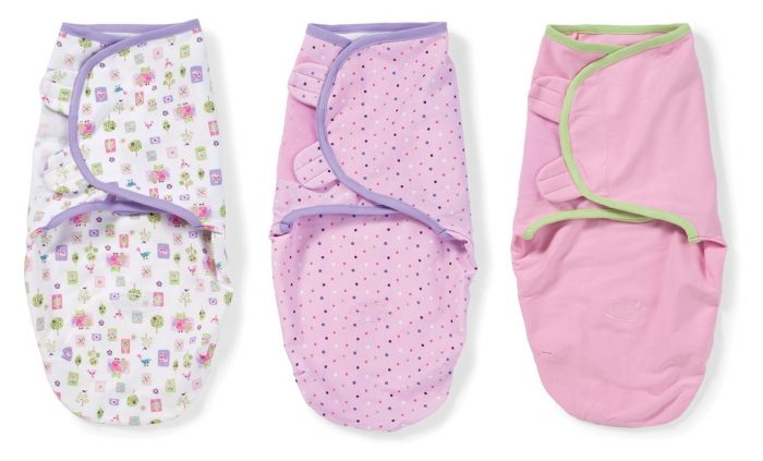  Summer Infant SwaddleMe有机棉婴儿襁褓毛毯3件套5.4折 21.74加元！