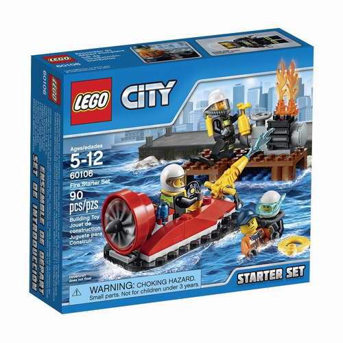  LEGO 乐高 60106 城市系列  消防入门套装 9.74加元，原价 12.99加元
