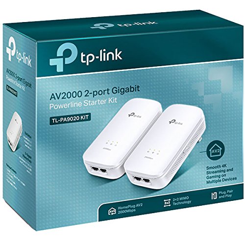  历史新低！TP-LINK TL-PA9020 AV2000 电力线网络适配器/电力猫2件套 89.99加元包邮！