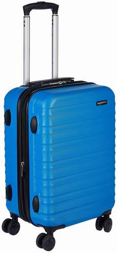  历史最低价！AmazonBasics 20寸 蓝色硬壳 拉杆行李箱/登机箱4.3折 44.75加元包邮！