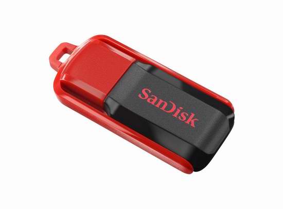  历史最低价！SanDisk 闪迪 Cruzer 酷扭 Switch CZ52 32GB USB闪存盘/U盘 11.22加元！