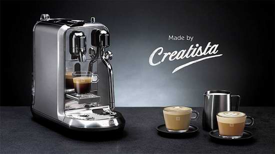  近史低价！Breville 铂富 Nespresso 雀巢 BNE600SLQUSC 打奶泡一体 胶囊咖啡机5.9折 412.48加元包邮！