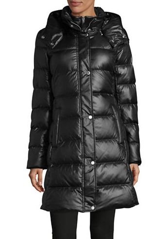  MARC NEW YORK Quilted Hood 女式长款连帽羽绒服 99.99加元包邮！5色可选！