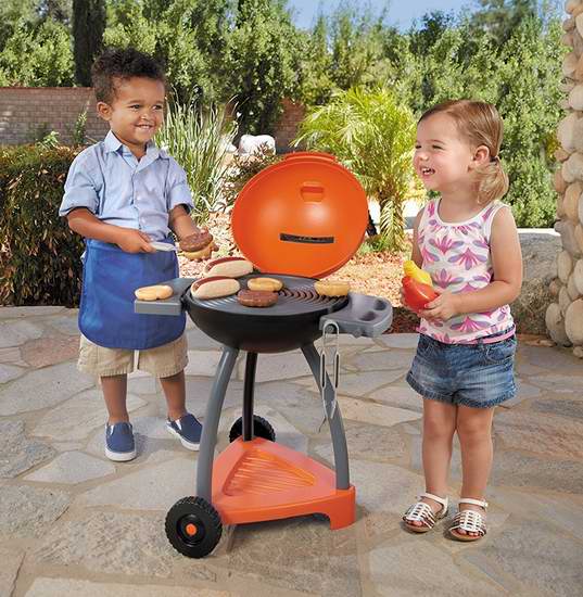  Little Tikes 小泰克 Sizzle and Serve Grill 儿童仿真BBQ烧烤炉玩具4.4折 29.42加元包邮！会员专享！